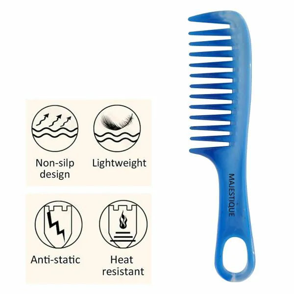 Majestique Wide Tooth Comb Detangler Big Comb - Tools Detangler Comb, for Wide  Tooth Comb for Curly