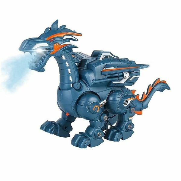 MIMY Happy Paradise Musical Dinosaur Toy, Walking Dinosaur with Lights