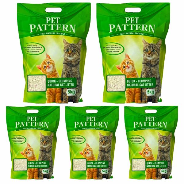 Pet Pattern Cat Litter 25 KG Ball Shaped Super Absorbent and Quick