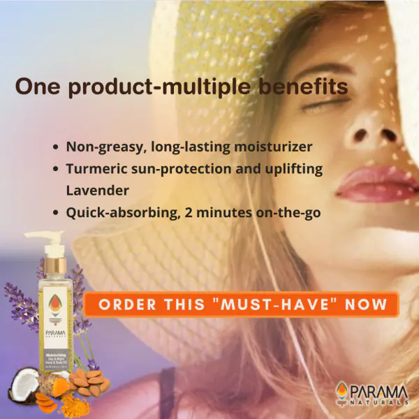 TurmericLavender MOISTURIZING Hand & Body Oil 100ml JioMart