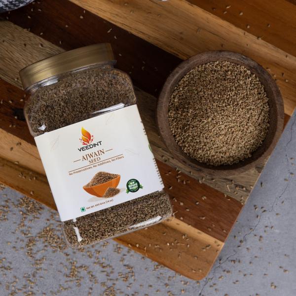 VEEDINT AJWAIN SEED WHOLE, CAROM SEED WHOLE, 400 GRAM JioMart