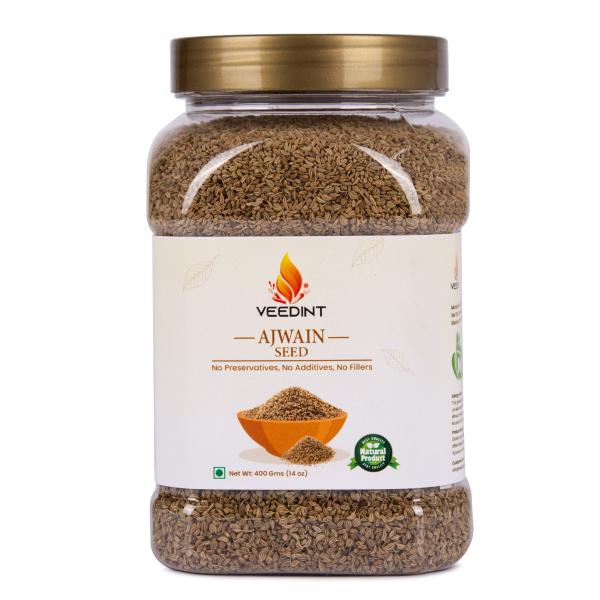 VEEDINT AJWAIN SEED WHOLE, CAROM SEED WHOLE, 400 GRAM JioMart