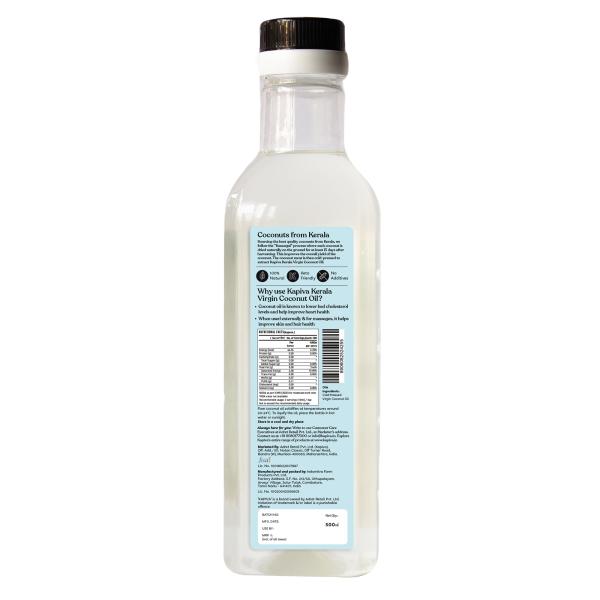 Kapiva Virgin Coconut Oil 500 ml JioMart