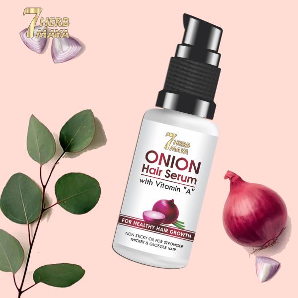7HerbMaya Onion Hair Serum with Vitamin A JioMart