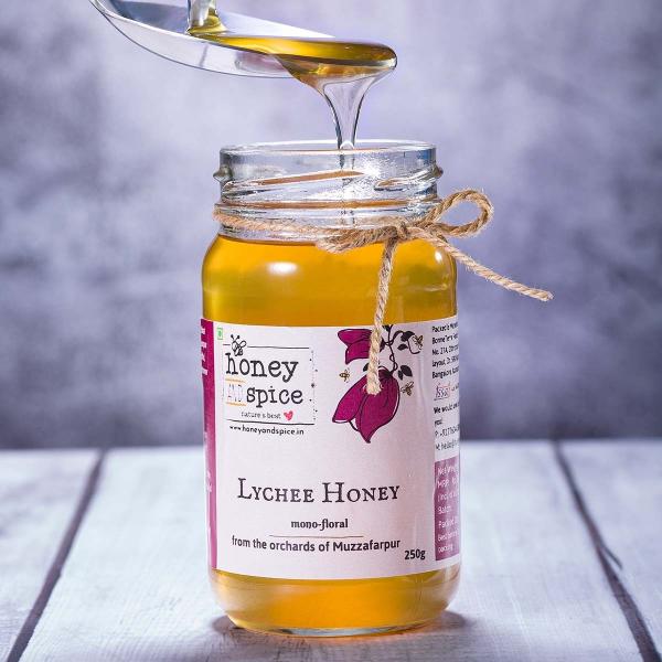 Honey and Spice Lychee Honey 250g JioMart