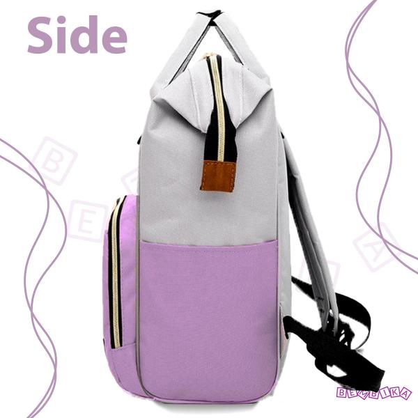 Bembika Line Purple Diaper Bag Backpack For Kids JioMart