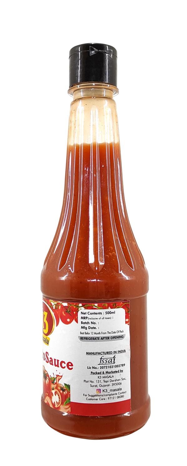 K3 Masala Jain Sauce With No Onion/Garlic Tomato Sauce/Catchup .(500gm