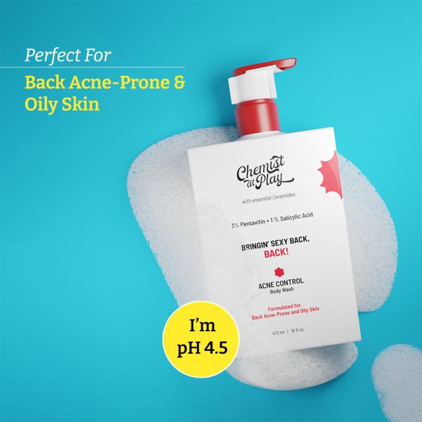Chemist at Play Acne Control Body Wash with Ceramides 3 Pentavitin + 1