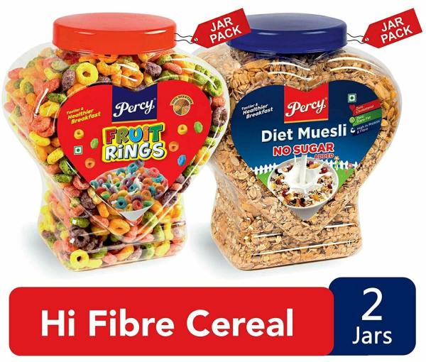 Percy Healthy Protein Breakfast [Fruit Rings and Diet Muesli Zero