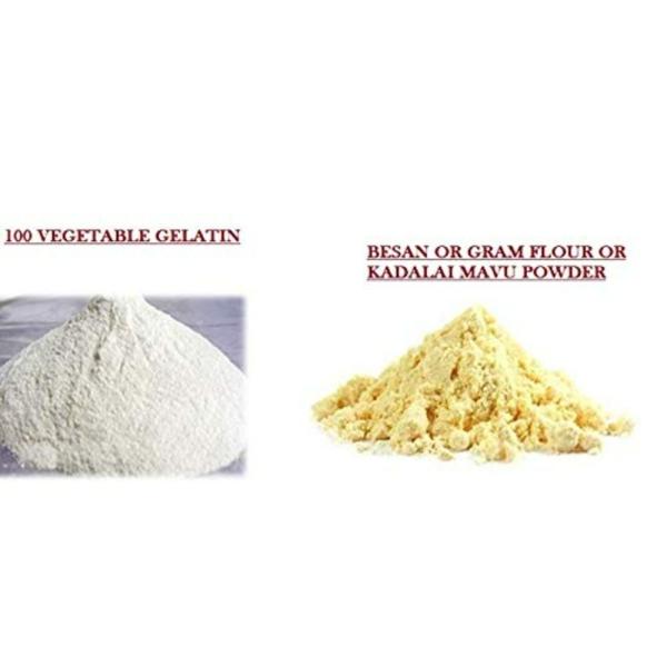 MGBN Gelatin With Besan Or Gram Flour Or Kadalai Mavu Powder Mix 2 In 1