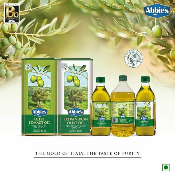 Abbie's 5L Pomace Olive Oil for Cooking with Goodness of 15 Extra Virgin Olive Oil, Packed in