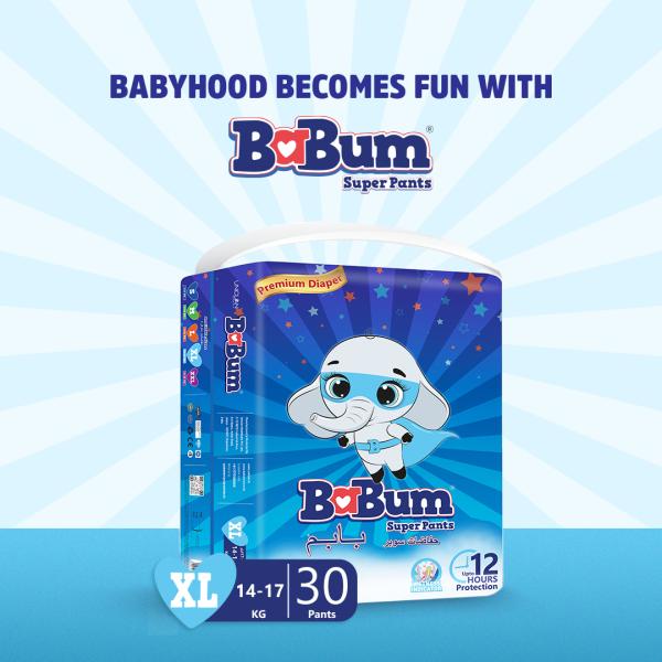 Babum Super Pants Premium Diaper Wetness Indicator Extra Large