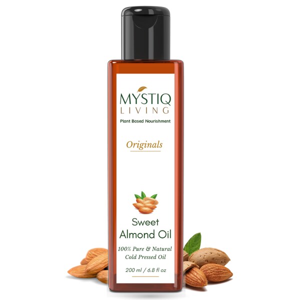 Mystiq Living Originals Sweet Almond Oil Badam Rogan Oil For Face
