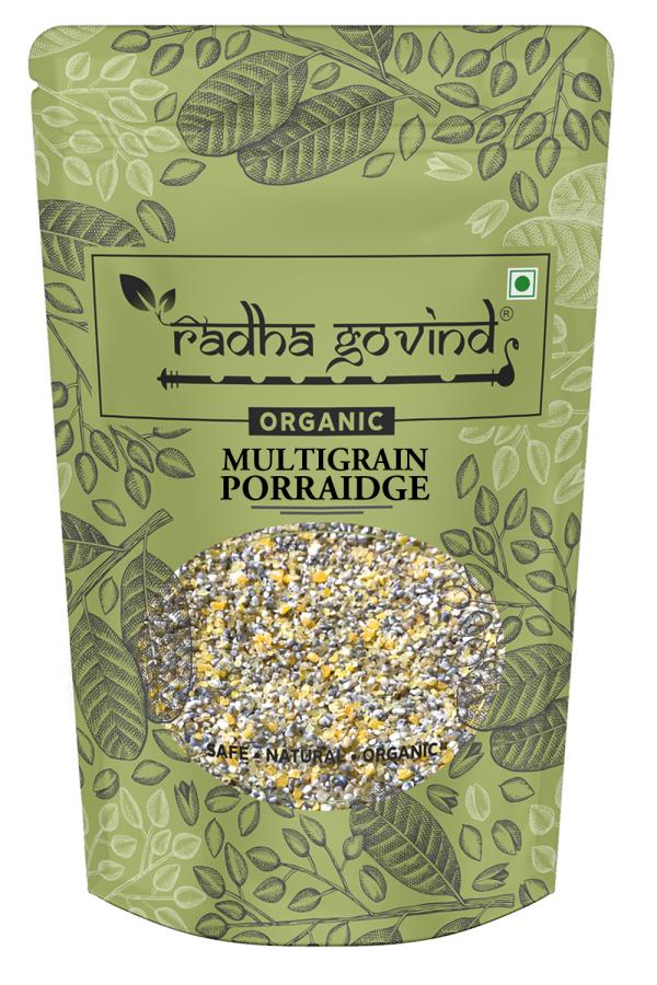 Radha Govind Organic Multigrain Dalia Mix Grain Oatmeal 500 Gram JioMart