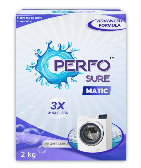 PERFOsure Matic Front Load Detergent Washing Powder 2Kgs, proprietary