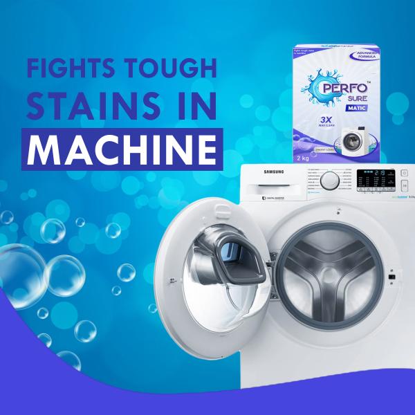 PERFOsure Matic Front Load Detergent Washing Powder 2Kgs, proprietary