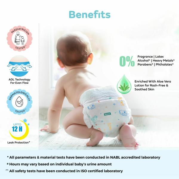 Mylo Care Baby Diaper Pants Small (S) Size, 48 kgs 84 Count 12