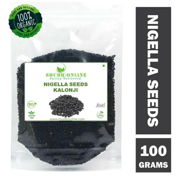Shudh Online Nigella Seeds (100 g), Kalonji Black Seeds Packet Organic ...