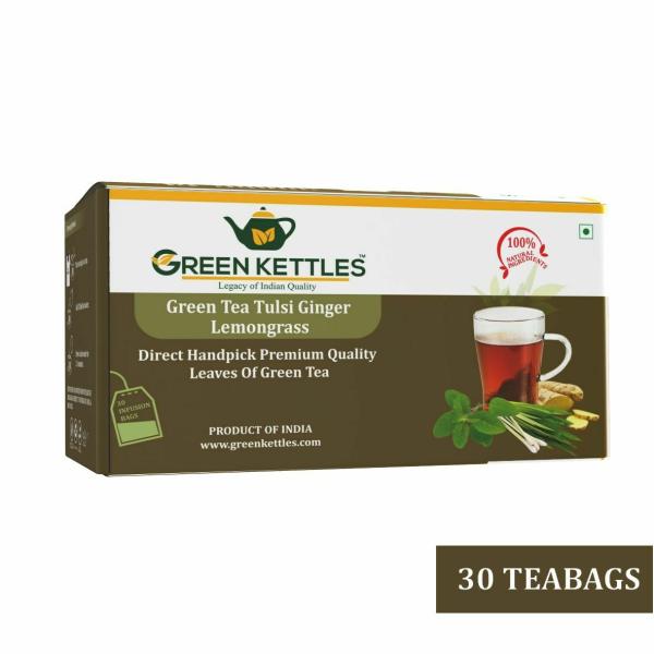 Green Tea Tulsi Ginger Lemongrass JioMart
