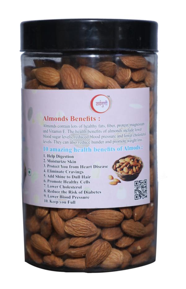 Sarvaguni California almonds 500gm | Badam | Almonds Giri| Dry Fruits|  Badam Nuts - JioMart