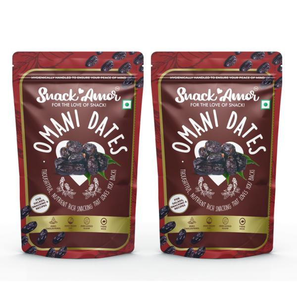 SnackAmor Premium International Omani Dates Pack of 2 JioMart