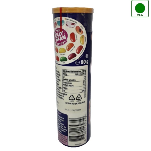 The Jelly Bean Factory Gelatine Free 18 Fruit Flavors Jelly Bean Candy