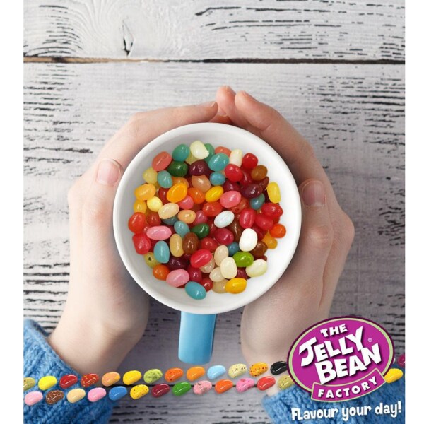 The Jelly Bean Factory Gelatine Free 18 Fruit Flavors Jelly Bean Candy