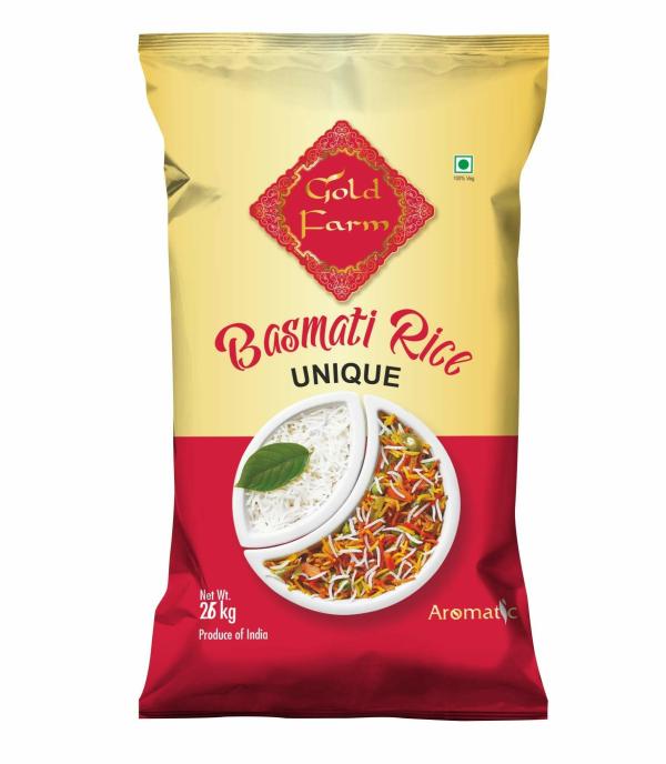 Gold Farm Unique Steam Basmati Rice (26kg Super Mongra) JioMart