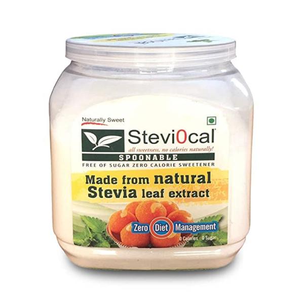 Steviocal Free of Sugar Natural Stevia Sweetener Jar 480gm JioMart