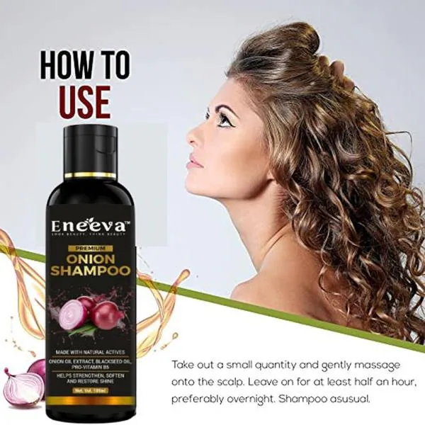 Eneeva Onion Oil and Onion Shampoo For Hair Fall Control, Hair Growth & Hair  Regrowth. (Pack of 2) - JioMart