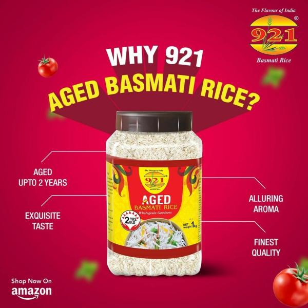 921 AGED BASMATI RICE 2 YEARS OLD (JAR PACKING) 2KG JioMart