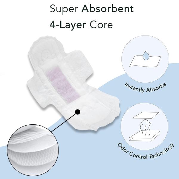 Organic Cotton Ultra Thin Panty liners, Super Absorbency Leak