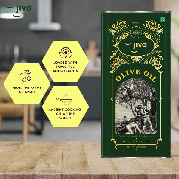 Jivo Extra Virgin Olive Oil 5 litres JioMart