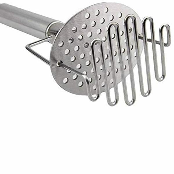 SZONZ Potato Masher Stainless Steel Spring Hand Masher for Potato Pav Bhaji Egg Food Boiled Eggs