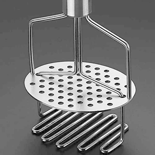 SZONZ Potato Masher Stainless Steel Spring Hand Masher for Potato Pav Bhaji Egg Food Boiled Eggs