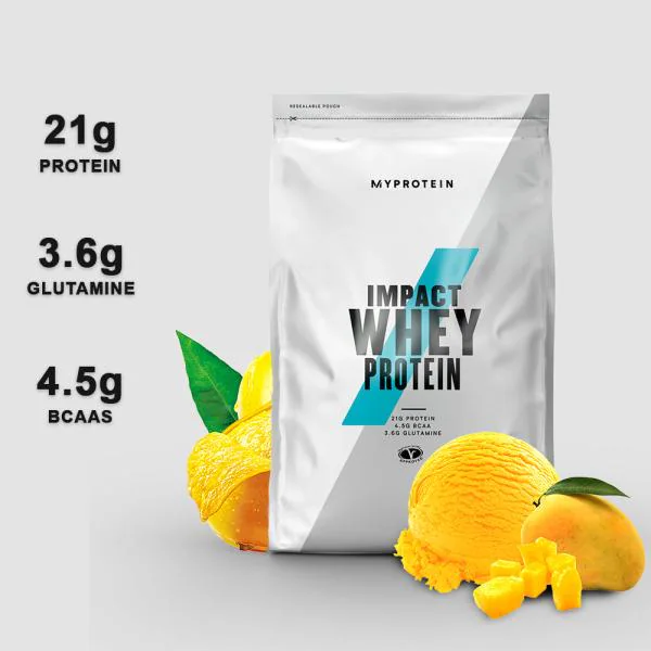Myprotein Impact Whey Protein, Mango, 500g JioMart
