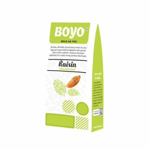 BOYO 100 Natural Raw Raisins 250 gm Kismish Dry grapes Vegan Fiber