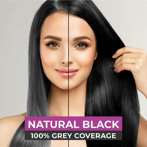 VCare Shampoo Hair Color Black Instant Hair Colour Shampoo Black | Natural  Black for Men and