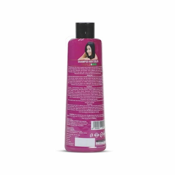 VCare Shampoo Hair Color Black Instant Hair Colour Shampoo Black