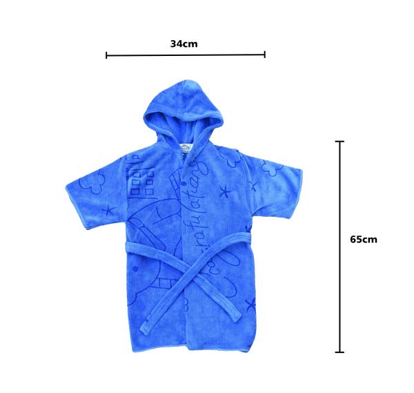 THE LITTLE LOOKERS Swimming Bath Gown for Kids, Bath Gown for Baby Boys