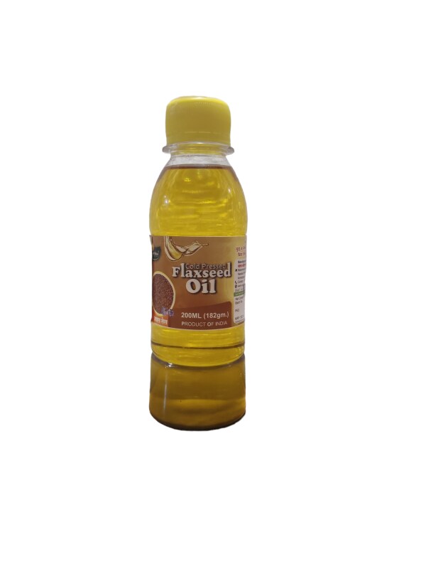 Sips N Bites Cold Pressed Flax Seed Oil/ Javas Tel/ Alsi Ka Tel 200ml