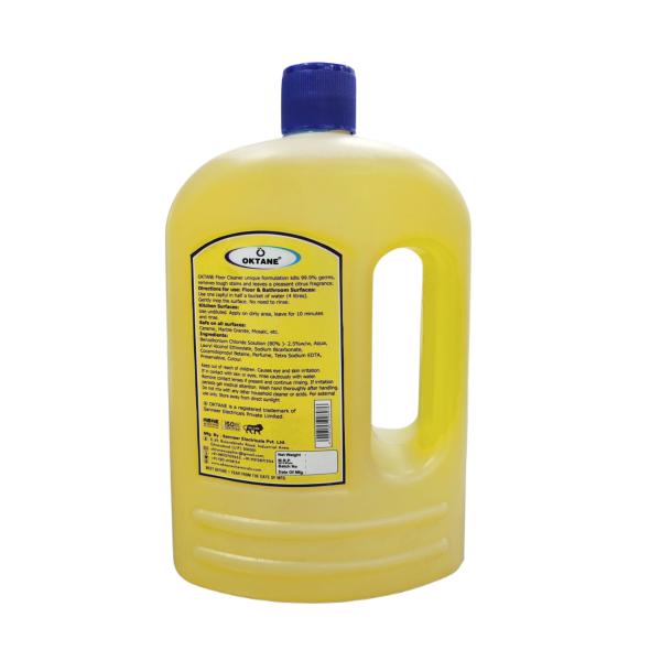 Oktane Disinfectant Surface & Floor Cleaner Liquid, Citrus 1L Kills