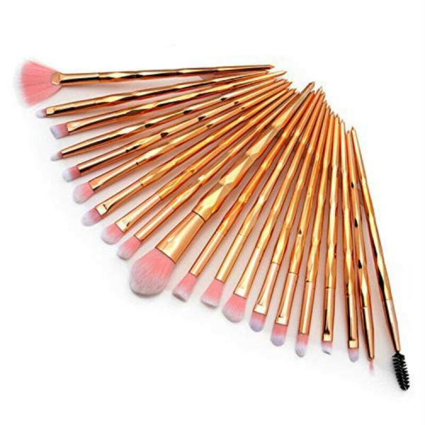 Glamour Beauty Makeup Brushes Eye Brushes Set of 20 Rose Gold JioMart