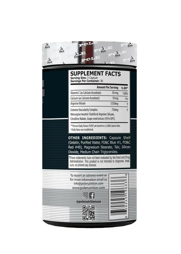 Pole Nutrition Nitric Oxide 90 Capsule JioMart