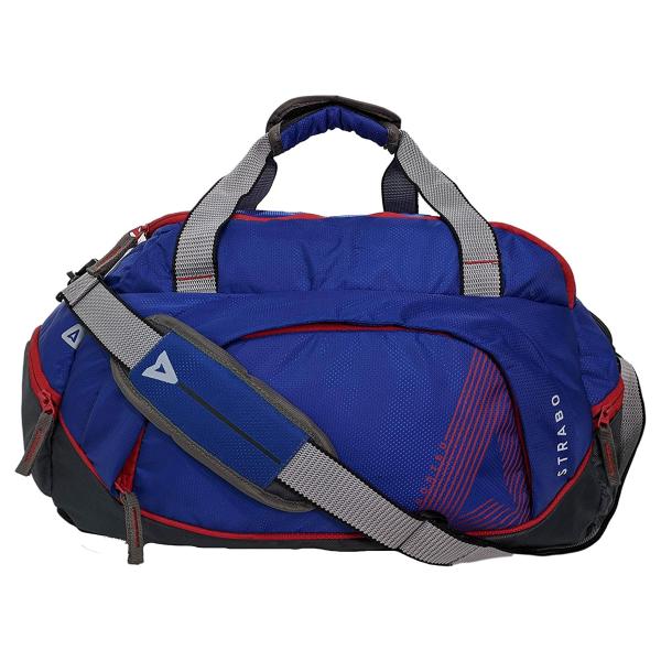 STRABO Columbia Blue Nylon Travel Luggage Duffel Bag in 45 L JioMart