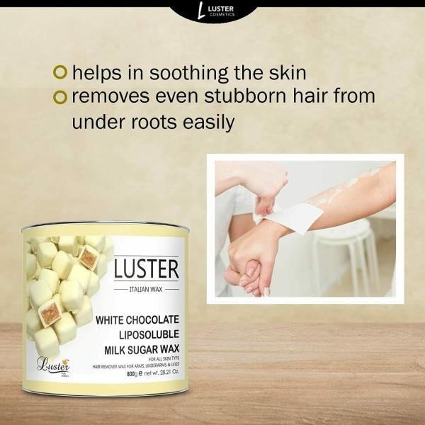 Luster White Chocolate Hair Removal Hot Wax 800ml JioMart