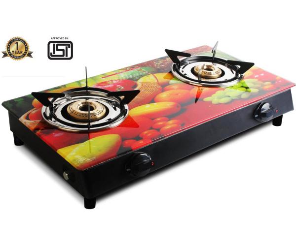 GOOD FLAME 2 Burners Nano Plus Digital Black Glass Gas Stove JioMart