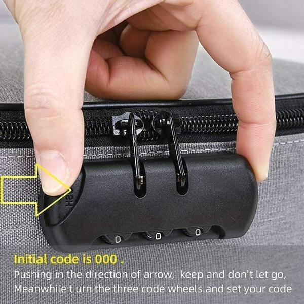 Handcuffs Travel File Organiser Multi Functional Waterproof 3 Layer Documents Storage Organizer