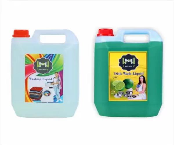 MIZZIWASH Washing machine liquid transparent + Dish Cleaning Gel orange