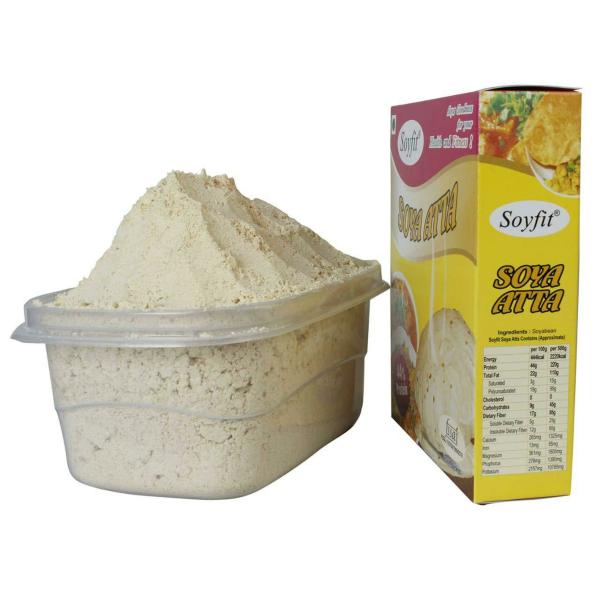 Soyfit Soya Flour, Protein Content Flour 500 g JioMart